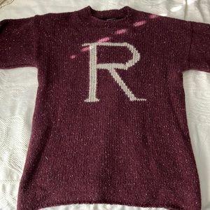 R Harry Potter Initial Sweater